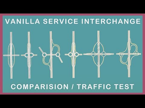 Best Starting Interchange ranked in vanilla cities: skylines || traffic test and guide for beginners