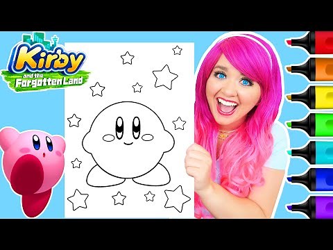 Coloring Kirby ⭐️ Prismacolor Paint Markers