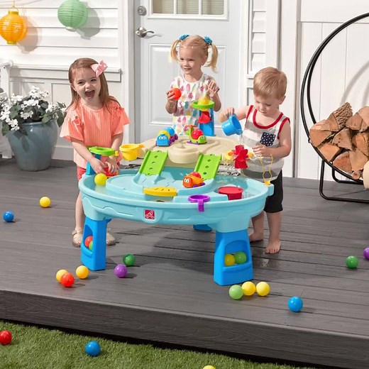 579 reactions · 208 shares | New Toy Alert! Meet the Ball Buddies Water Adventure Center, where the Ball Buddies characters can’t wait to zoom around the track, float down the lazy river, and haul play balls all around. Playtime gets a boost with so many stations for toddlers to play together or separately in their own space too! | Step2 | Facebook