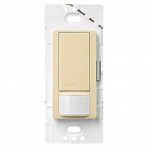 Lutron Maestro Motion Sensor Light Switch Indoor for Bathroom, Garage, Laundry Room, Closet, Occupancy Sensor Light Switch, Single-Pole, No Neutral, MS-OPS5M-IV