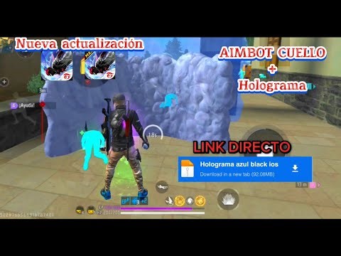 AIMBOT CUELLO + HOLOGRAMA FULL iOS IPHONE FREE FIRE 🔴