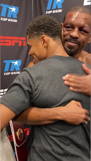 3.4M views · 72K reactions | This post-fight moment between Shakur Stevenson & Jamel Herring was everything ❤ | Top Rank Boxing | Facebook