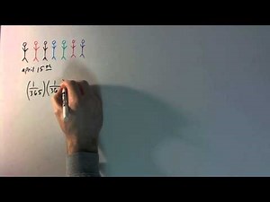 Basic Probability Ex 3: "Birthday Problem #2"