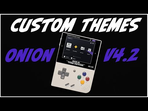 Miyoo Mini Plus Custom Themes with Onion OS
