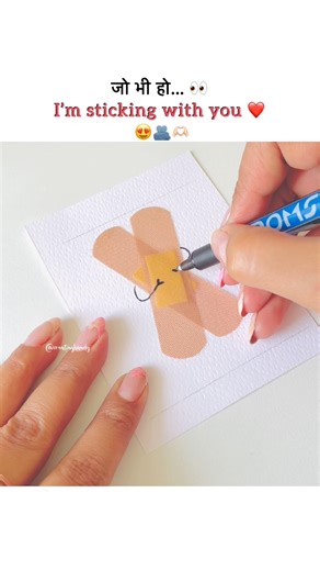 🫂Sticking With You Forever❤️ Cute DIY Card Idea #diy #gift #diycard #giftideas #diygifts