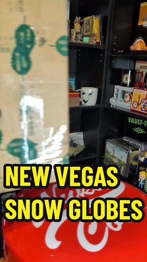 I got a package from China today, More specifically from gaming heads! Finally got around ordering the series 2 snow globe set from Fallout New Vegas! The set includes Hoover Dam goodsprings, and Mormon Fort. I also had the series once said already, which I show at the end! #Fallout #TheFalloutCollector #falloutcollector #Bethesda #newvegas #snowglobes #vaultboy #collectibles