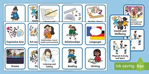 Scotland Curriculum for Excellence Visual Timetable