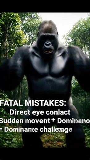 WHY You NEVER Stare Down a Gorilla FATAL Error
