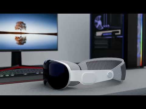 Apple vision pro 3d visualization