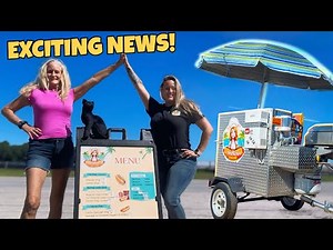 BIG News + a Wild Hot Dog Cart Day 🌭 + How Much I Made 💰