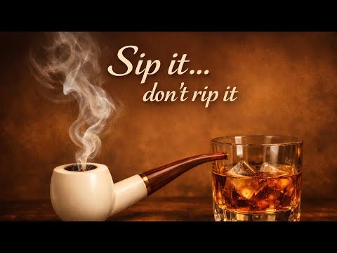 How to Smoke a Tobacco Pipe "Sip it, Don't Rip it."