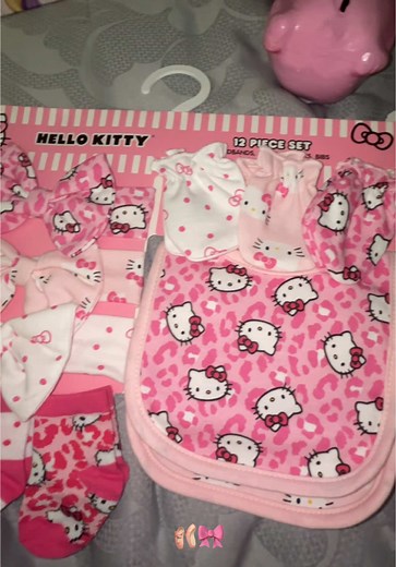 Can’t wait to be a girl mommy when the day comes 🥹🎀#fyp #hellokitty #hellokittybabyclothes