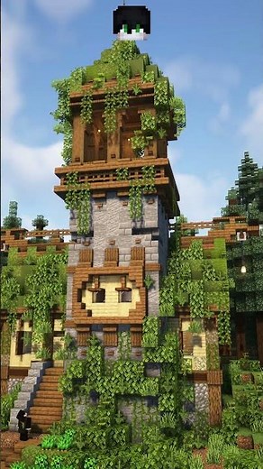 Overgrown Minecraft House
