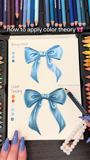Color Theory for a Blue Ribbon Bow: Start with Orange
