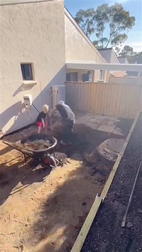 Nathan Stafford on Instagram: "So many people saw bits and pieces of this but keep asking me where is the full video. Well here it is. See comments #makeover #yard #cleaning #makeovertime #beforeandafter #transformation #garden #gardenlife #gardening_love #build #builder #concrete #construction #reno #home #diy"