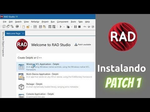 Instalando Patch 1 do RAD Studio 11