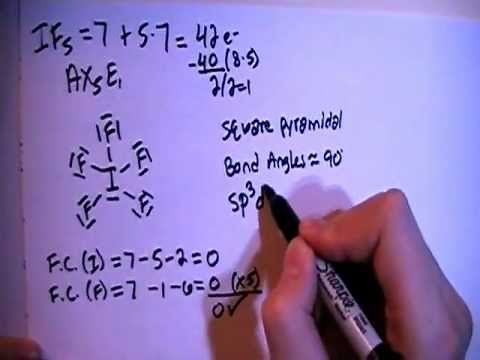 Iodine Pentafluoride IF5 Lewis Dot Structure