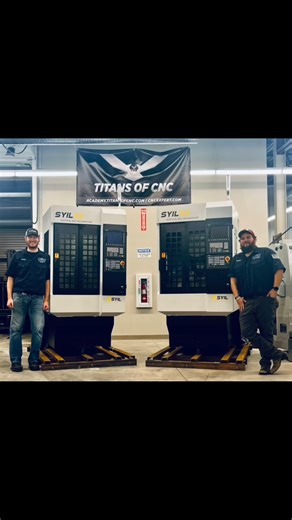 3K views · 27 reactions | Blake Poertner from ECC’s Precision Machining Program is excited to announce the addition of two brand-new SYIL X5s from SYIL - Affordable CNC Machine Tools! Huge thanks to Titan Ty Gilroy, Keith Granno, and the Titans of CNC Machining team for the inspector certification training that made this milestone possible. These machines mark a major step in producing top-tier machinists for the workforce. ️ #ECCFalcons #FalconNation | East Central College | Facebook