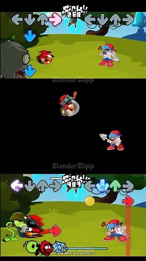 Corrupted Red & Peashooter fight BF - Birds and Botany: High Effort Mod - Friday Night Funkin' Game