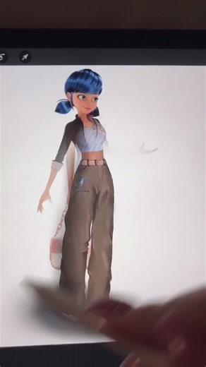 Marinette Transformation: Glow Up Edition with Procreate