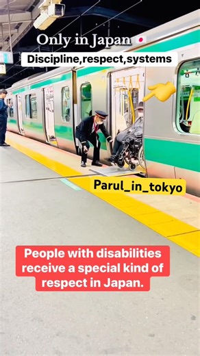 🌼 The Beautiful Respect for People with Disabilities in Japan#shorts#shortsvideo#ytshorts#fyp#viral