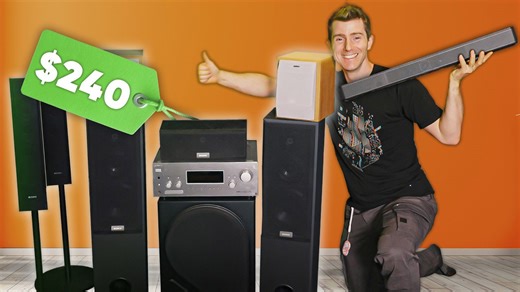 I built an insane surround sound setup for under $250