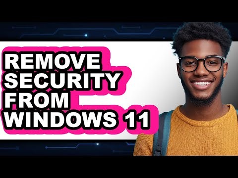 How to Remove Security from Windows 11 (only Way)