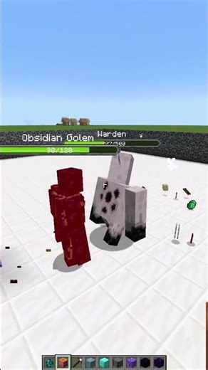 Warden vs Golem #minecraft #shorts