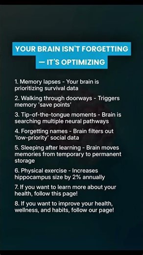 Forgetting small things shows your brain optimizing memory—support it with mindful habits.