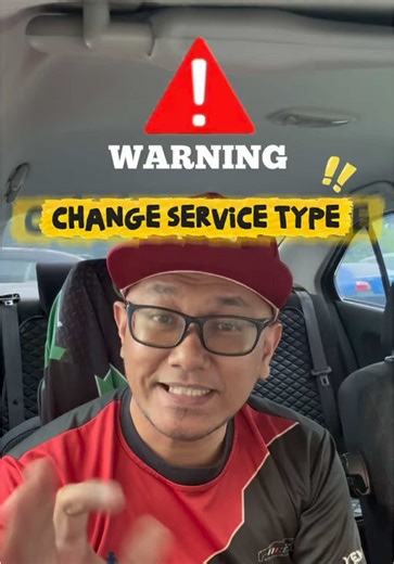 Grab Driver: Change Your Service Type Setting