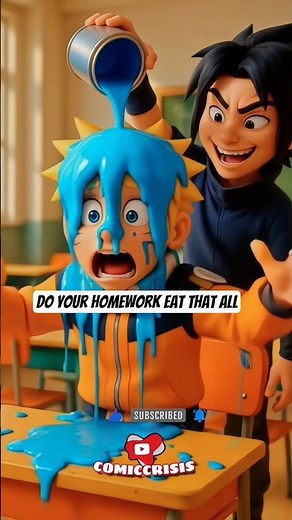 Naruto Get bullied By gara and Sasuke #naruto #anime #shorts