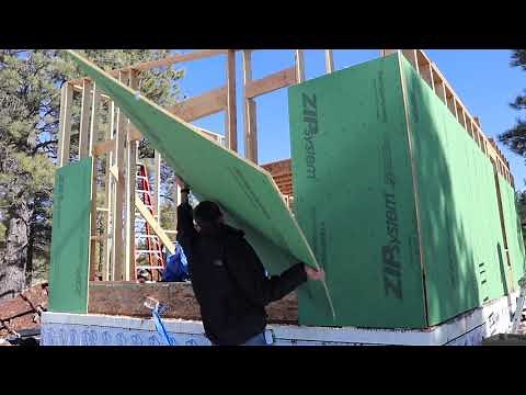 Why We Chose Zip Sheathing Over Tyvek (Waterproofing Our House)