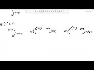 SCH4U - Lesson 3.9 - Rate Constants and Rate Laws