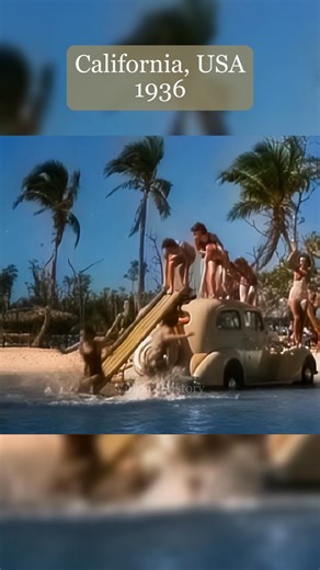 In this playful 1936 short, a group of women take summer fun to the next level. 🎬 Restored and colorized by Vibrant History #VintageSummer #1930s #ColorizedHistory #RetroFun #WomensHistory #Swimming #HistoricalShorts #VibrantHistory | VibrantHistory