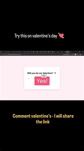 Feb 14 try this #coding #python #development #love #valentinesday