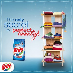 Fed up of your current detergent and waiting for a miracle? Try Brite! It is the only secret behind flawless and effortless laundry! #BriteSolution | Brite
