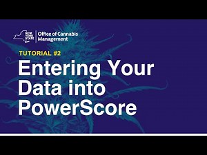 Tutorial #2: Entering Your Data into PowerScore