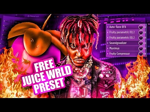 FREE JUICE WRLD VOCAL PRESET FL STUDIO! STOCK PLUGINS ONLY! | FL Studio Vocal Preset