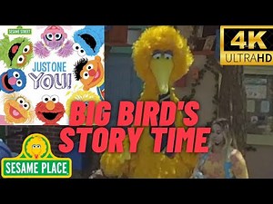 Big Bird's Story Time 4k Experience - Sesame Place San Diego #story #books