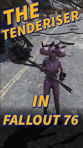 The Tenderiser ~ Awesome MEAT WEEK Reward!!☢️ 2 Handed Melee Weapon in #fallout76