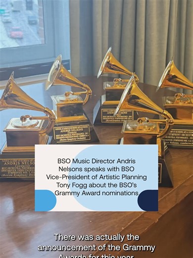 BSO Music Director Prepares for Grammy Night