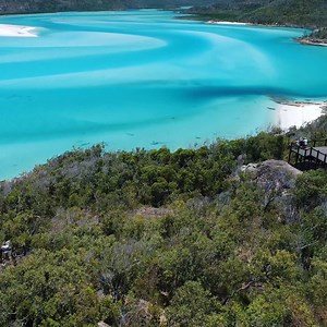 Not a bad view, eh? 😎 Video: Mark Fitz Photography at Hill Inlet, Visit Whitsundays, Queensland, Australia | Australia.com