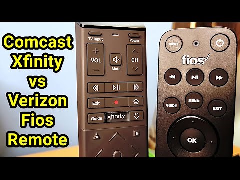 Comcast Xfinity vs Verizon Fios TV Remote! Which is Best? Pros and Cons! How To Use and Review! 📺