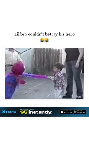 Memes and Humour | This video captures a nostalgic and hilariously heartwarming moment where a young boy is handed a stick to hit a Barney the Dinosaur... | Instagram