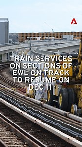 25K views · 119 reactions | Works on the portion of the East-West Line (EWL) where train services were suspended from Saturday (Dec 7) are 40 per cent complete, with services on track to resume by Wednesday, according to the Land Transport Authority (LTA). Train services between Tanah Merah, Simei and Tampines MRT stations are suspended until Dec 10 to facilitate the connection of tracks to the new East Coast Integrated Depot. #sgnews #singapore | CNA | Facebook
