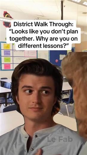 Jessica Farmer on Instagram: "😑 Tell me you’ve never taught in a classroom (or you’re so out of touch with school reality)! Has this ever happened to you? Leaders should be required to sub a few times per year so they never forget what it’s like to be a classroom teacher. Teachers aren’t robots! #Teacherlife #teachermemes #classroomobservations"