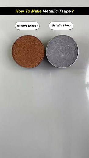 How to make Metallic Taupe color | AHS Colours