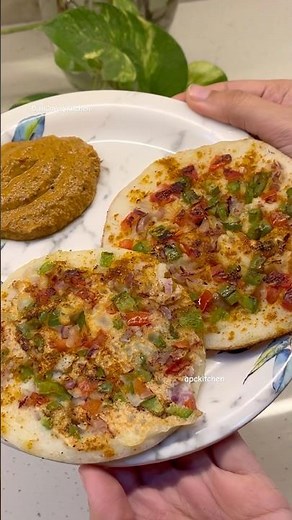 Soft & Fluffy Uttapam 😍 | 5-Min Breakfast Recipe You’ll Love!