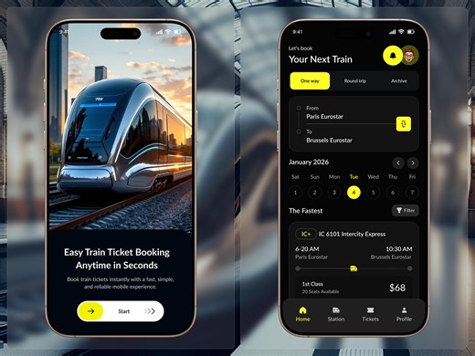 Train Booking Mobile App – Seamless Rail Travel Experience