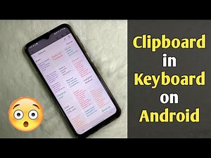 How to find clipboard in keyboard on android | Enable clipboard |Samsung clipboard | All copied text